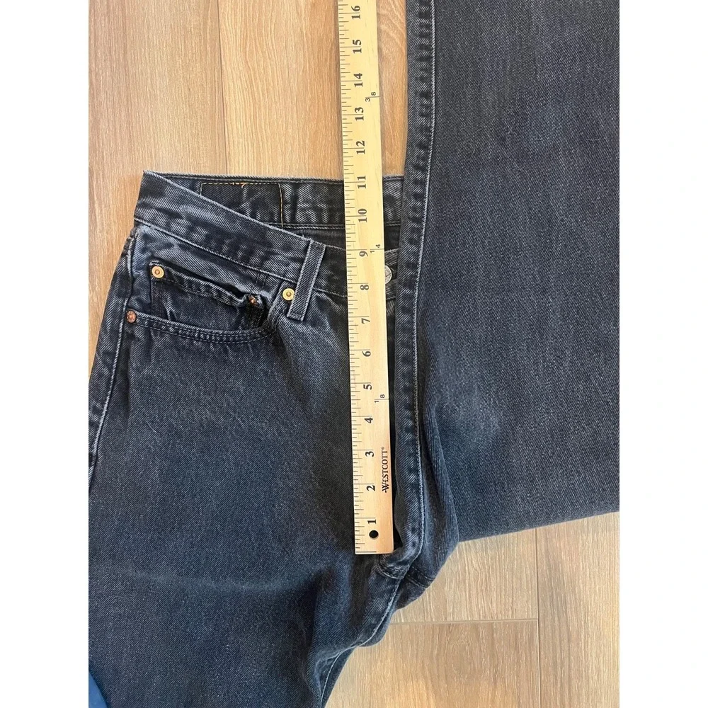 Levi's 501 XX Black Jeans Men's W32 L32 Button Fly Straight Leg Made in DR